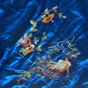 Gorgeous 100% Silk Hand Embroidered Robe/Duster